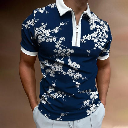 Polo pour Hommes à Col Rabattu Moderne 13