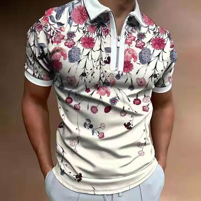 Polo pour Hommes à Col Rabattu Moderne 14