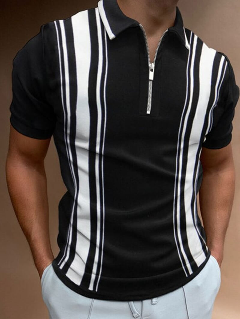 Polo pour Hommes à Col Rabattu Moderne 7