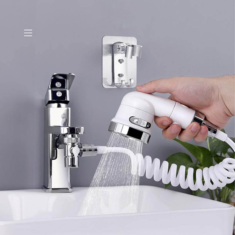 Pomme de douche Haute Pression Réglable Universelle - Foivo