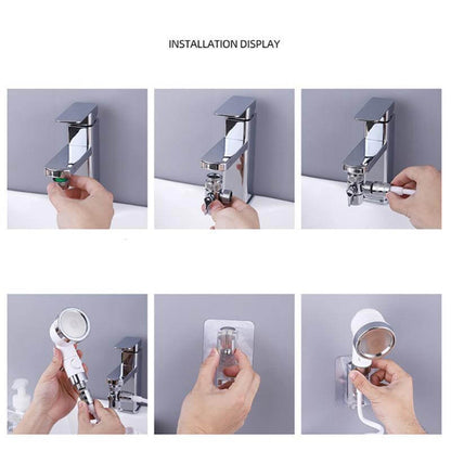 Pomme de Douche Haute Pression Réglable 1