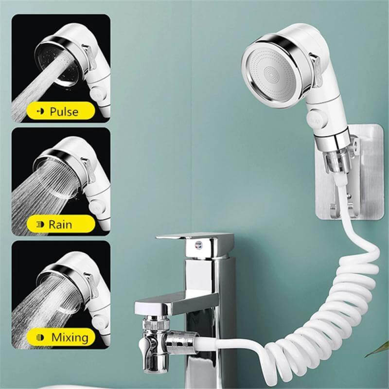 Pomme de Douche Haute Pression Réglable 6