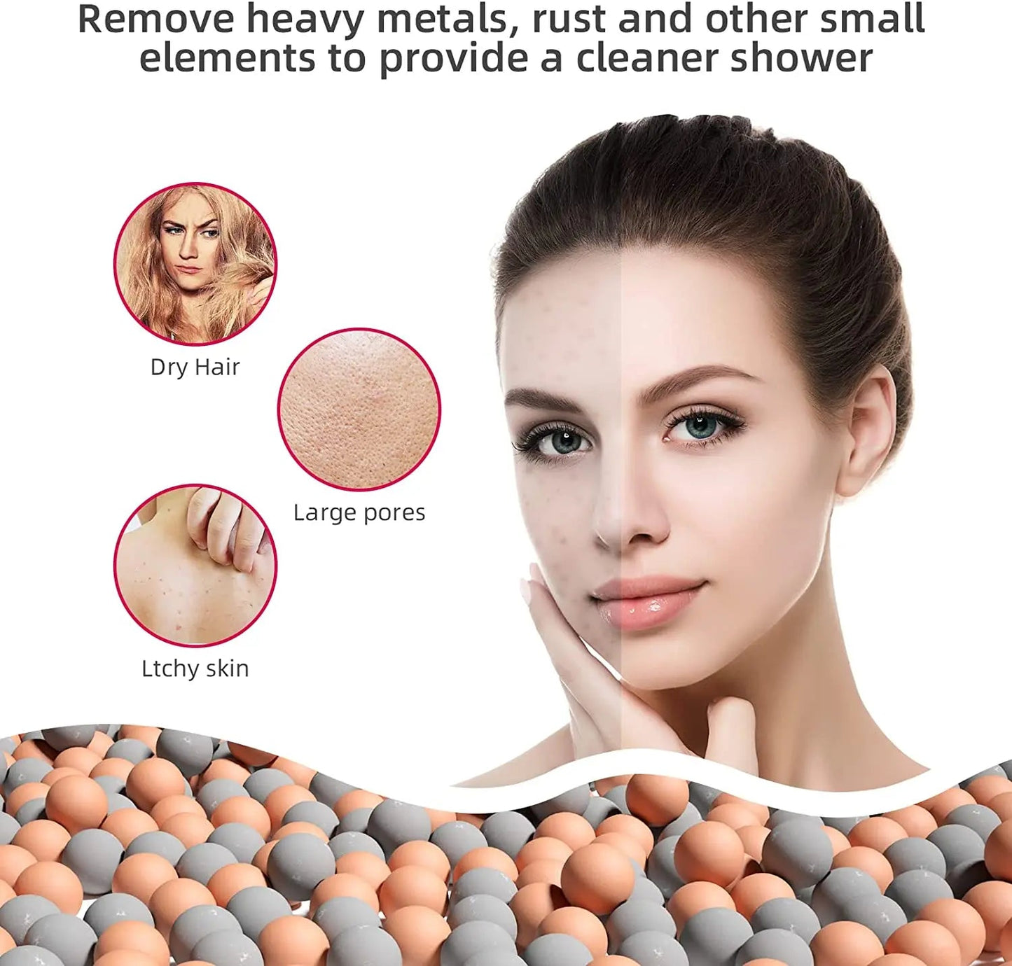 Pommeau de Douche Haute Pression Multifonction 4
