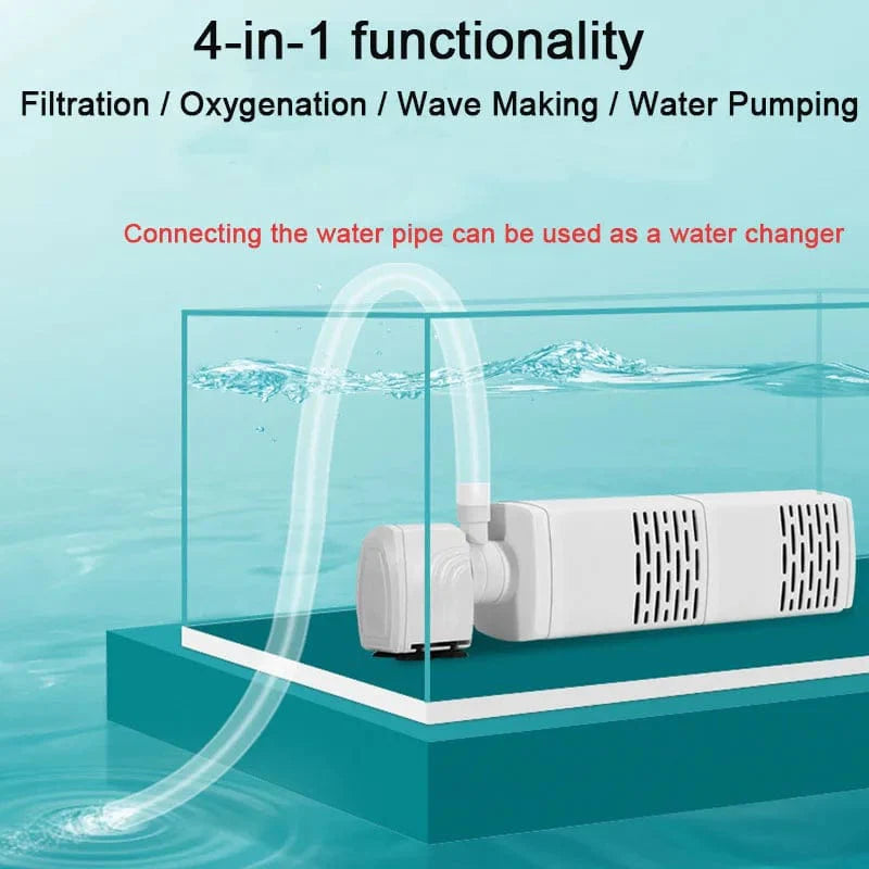 Pompe à Filtre d'Aquarium Multifonctionnelle 4