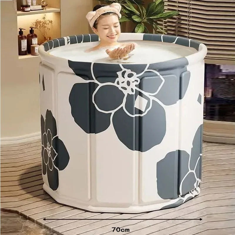 Baignoire Portable pour Adulte - Basse Tempo pour Domicile et Voyage