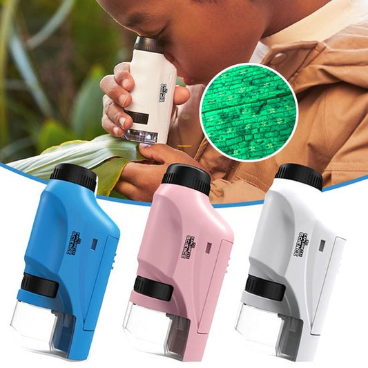 Microscope Enfant Élégant 60x-120x LED - Foivo