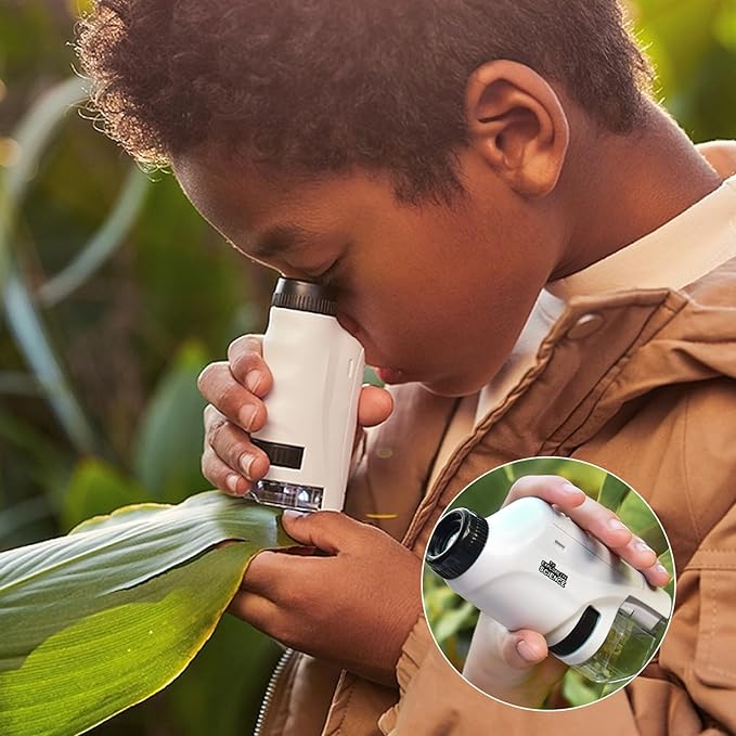 Microscope Enfant Éducatif LED 60x-120x