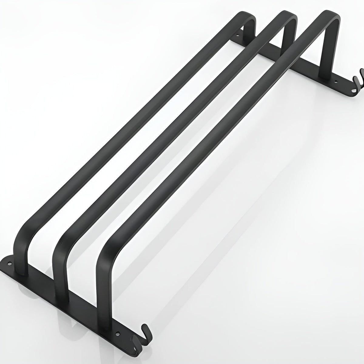 Porte-serviettes Mural Aluminium Multi-niveaux Salle de Bain