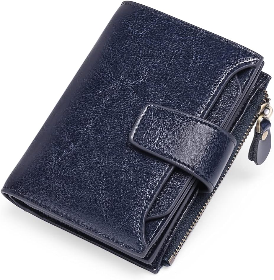 Portefeuille Homme Multifonctionnel Compact avec Compartiment à Monnaie et Emplacements pour Cartes 12