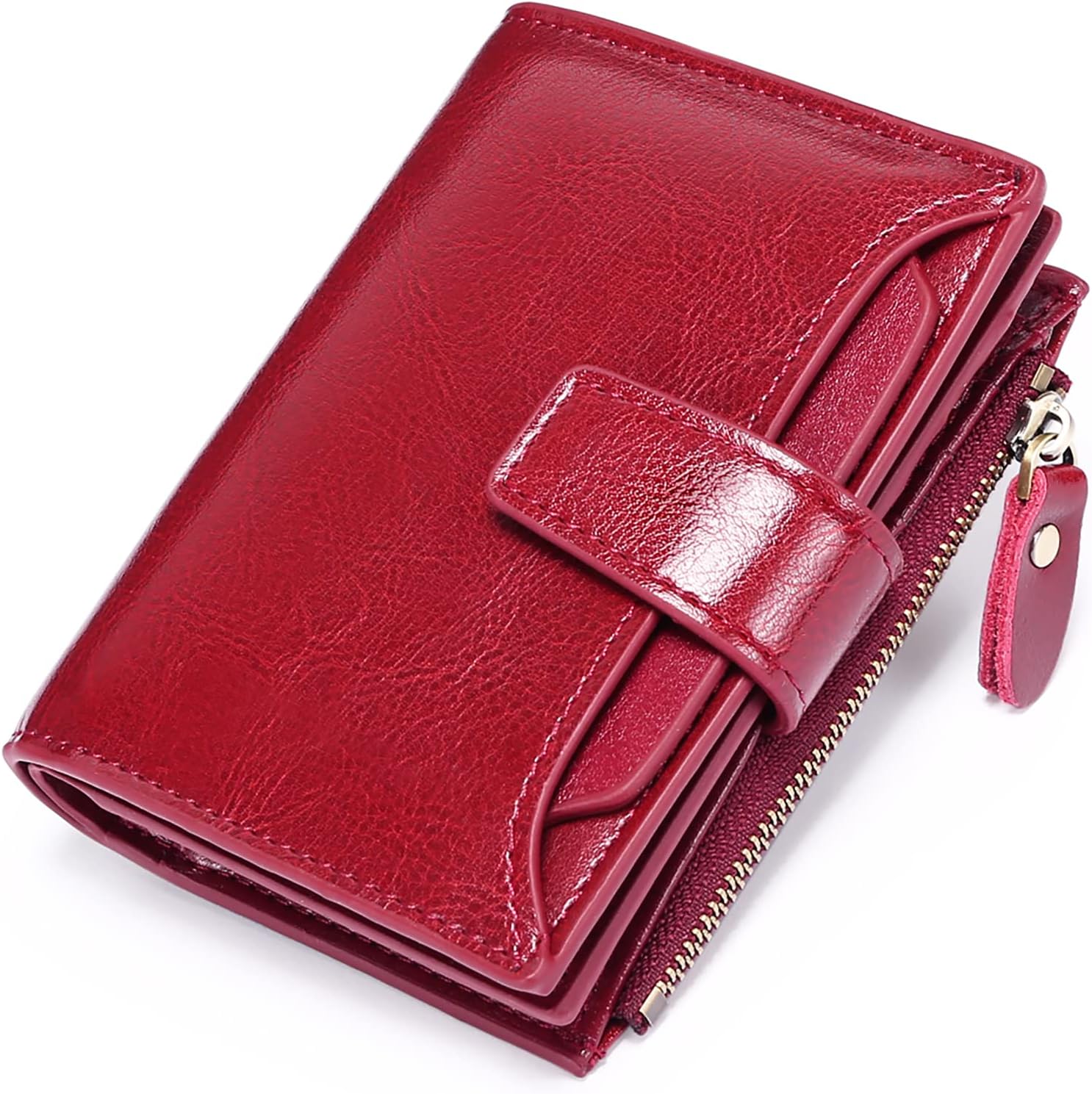 Portefeuille Homme Multifonctionnel Compact avec Compartiment à Monnaie et Emplacements pour Cartes 4