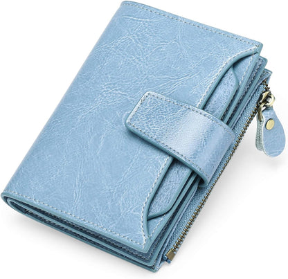 Portefeuille Homme Multifonctionnel Compact avec Compartiment à Monnaie et Emplacements pour Cartes 8