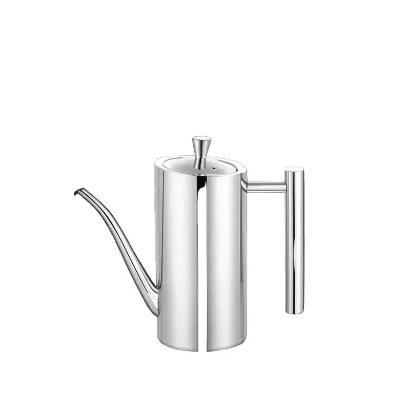 Pot à huile Cuisine en Acier Inoxydable Bec Verseur Ergonomique - Foivo