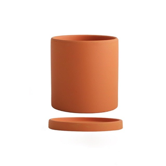Pot de Fleurs Élégant avec Soucoupe pour Intérieur 11