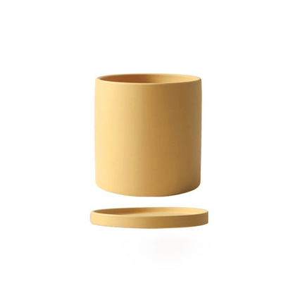 Pot de Fleurs Élégant avec Soucoupe pour Intérieur 14