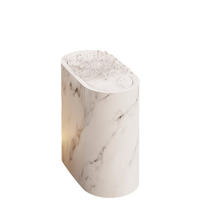 Poubelle de salle de bain, cuisine design avec couvercle, format compact et finition élégante-décoration intérieure-Oslo France