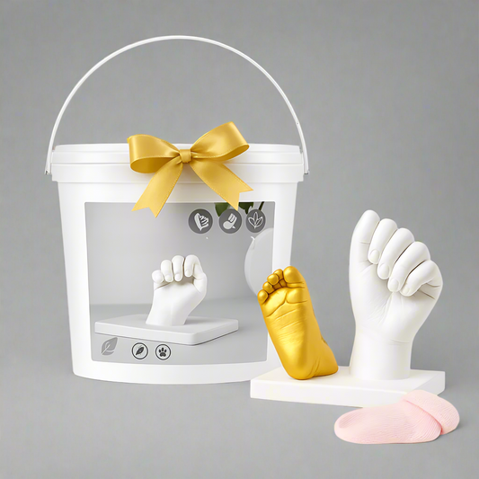 Kit d'empreinte de main et pied bébé en plâtre - BlxckFR
