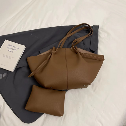 Sac à Main Élégant Femme avec Poignée et Pochette Amovible - Foivo