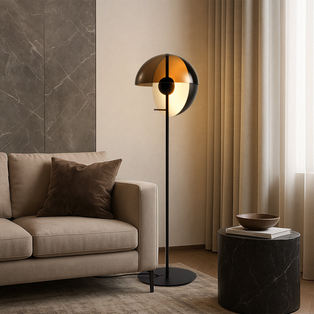 Lampe de Sol en Verre Design Chic - Foivo