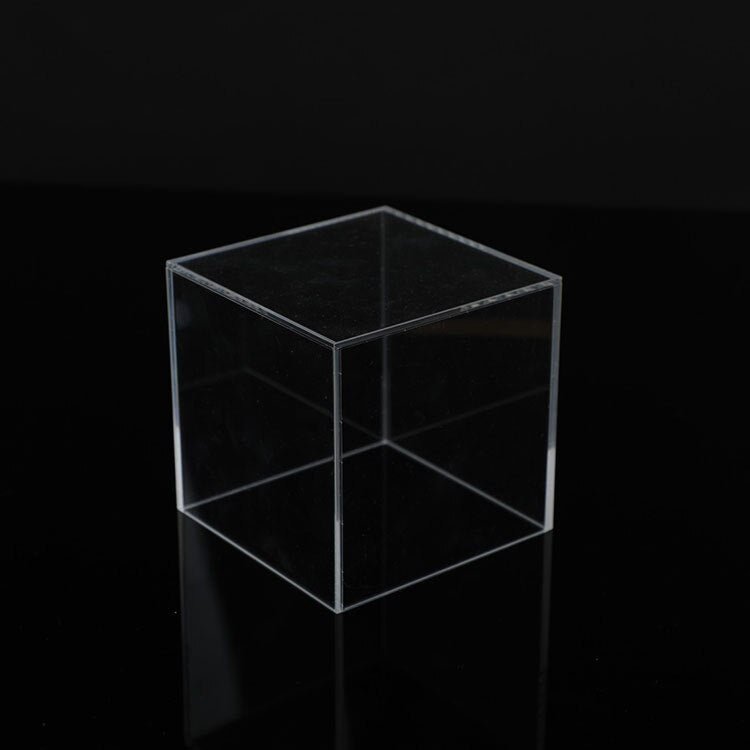 Boîte de rangement en acrylique transparent robuste