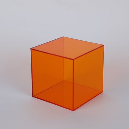 Boîte de rangement en acrylique transparent robuste