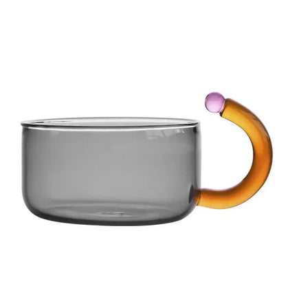 Théière en Verre Coloré Design Élégant