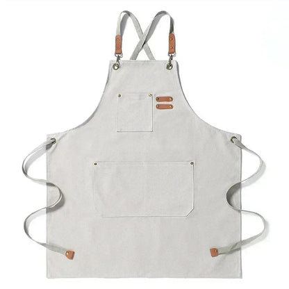 Tablier Unisexe Toile avec Poches Pratiques