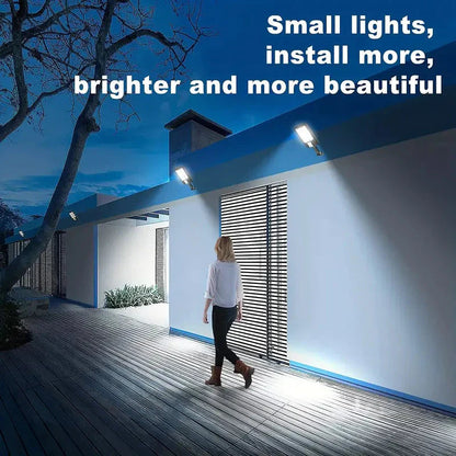Projecteur Solaire Extérieur 5000LM avec Détecteur de Mouvement et Éclairage LED 4