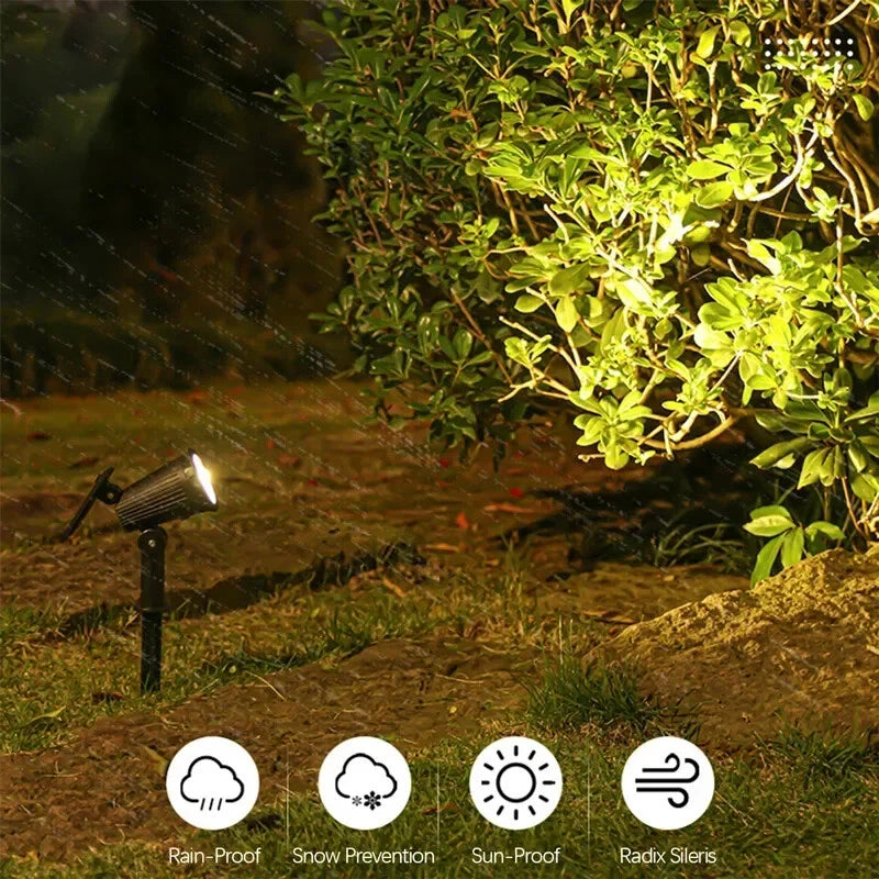 Projecteur Solaire Extérieur LED Écologique pour Jardin 3