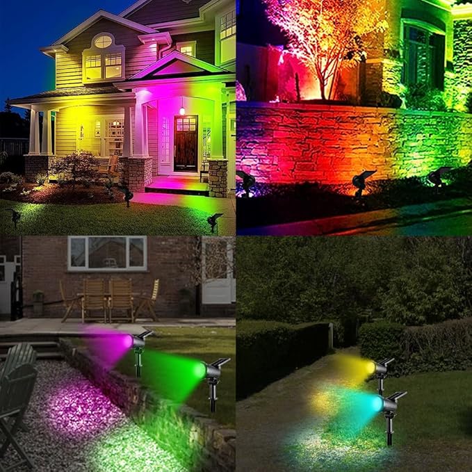 Projecteur Solaire Extérieur LED Écologique pour Jardin 5