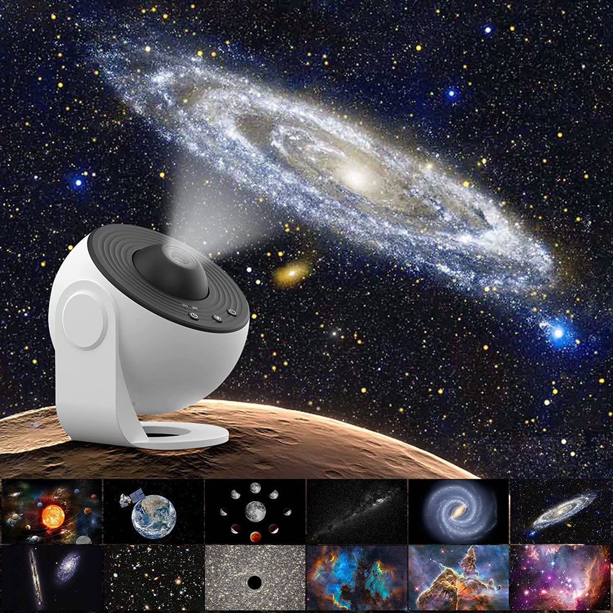 Projecteur Planétarium Rotatif Unisexe Compact - Foivo
