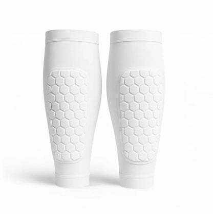 Protège-tibias de sport avec protection rembourrée, pour football, ski et activités sportives-vêtement-Blanc-XS-Oslo France