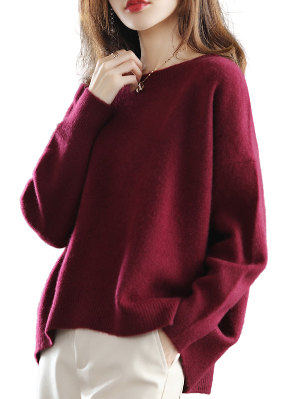 Pull Femme Patchwork Col Rond Coupe Ample - Foivo