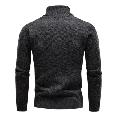 Pull Col Roulé Homme Classique 4