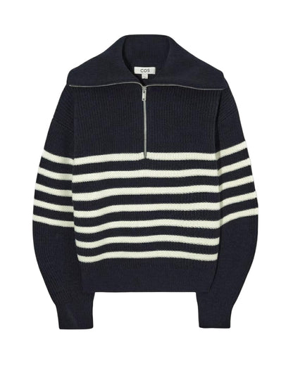 Pull Femme Tricot Col Zippé - Foivo