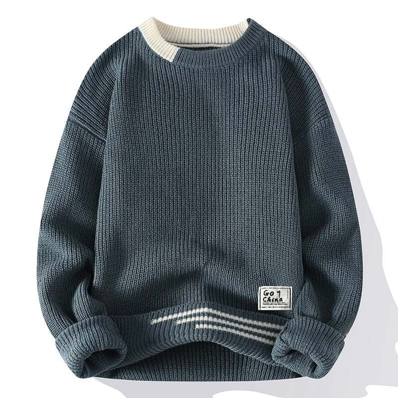 Pull Homme Classique Élégant Ajusté 1