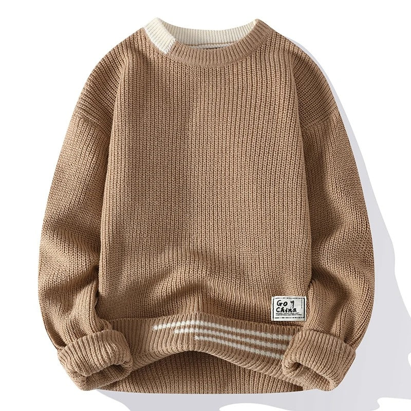 Pull Homme Classique Élégant Ajusté 2