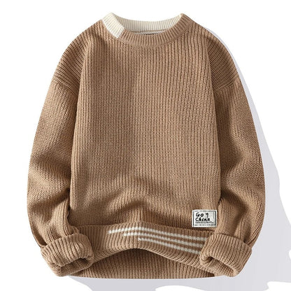 Pull Homme Classique Élégant Ajusté 2