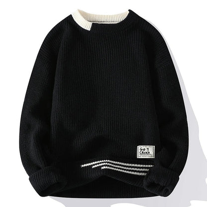 Pull Homme Classique Élégant Ajusté 3