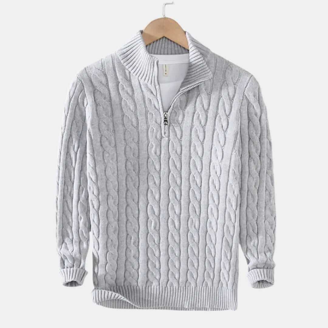 Pull Homme Demi-Zip Moderne Casual 3