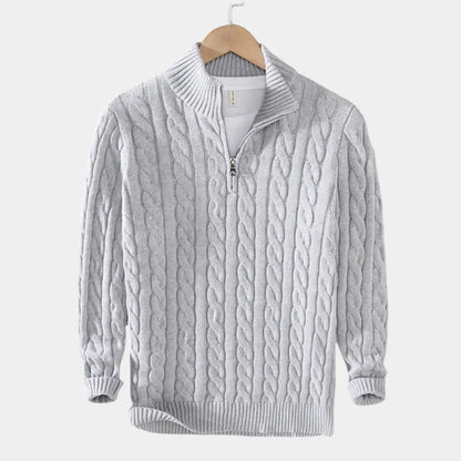 Pull Homme Demi-Zip Moderne Casual 3