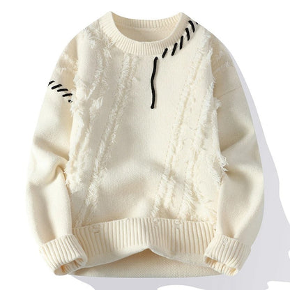 Pull Homme Moderne Coupe Ajustée Design Original - Foivo