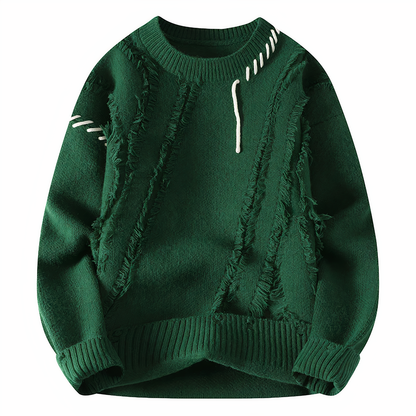 Pull Homme Patchwork Automnal 6