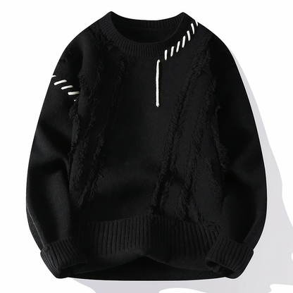 Pull Homme Patchwork Automnal 8