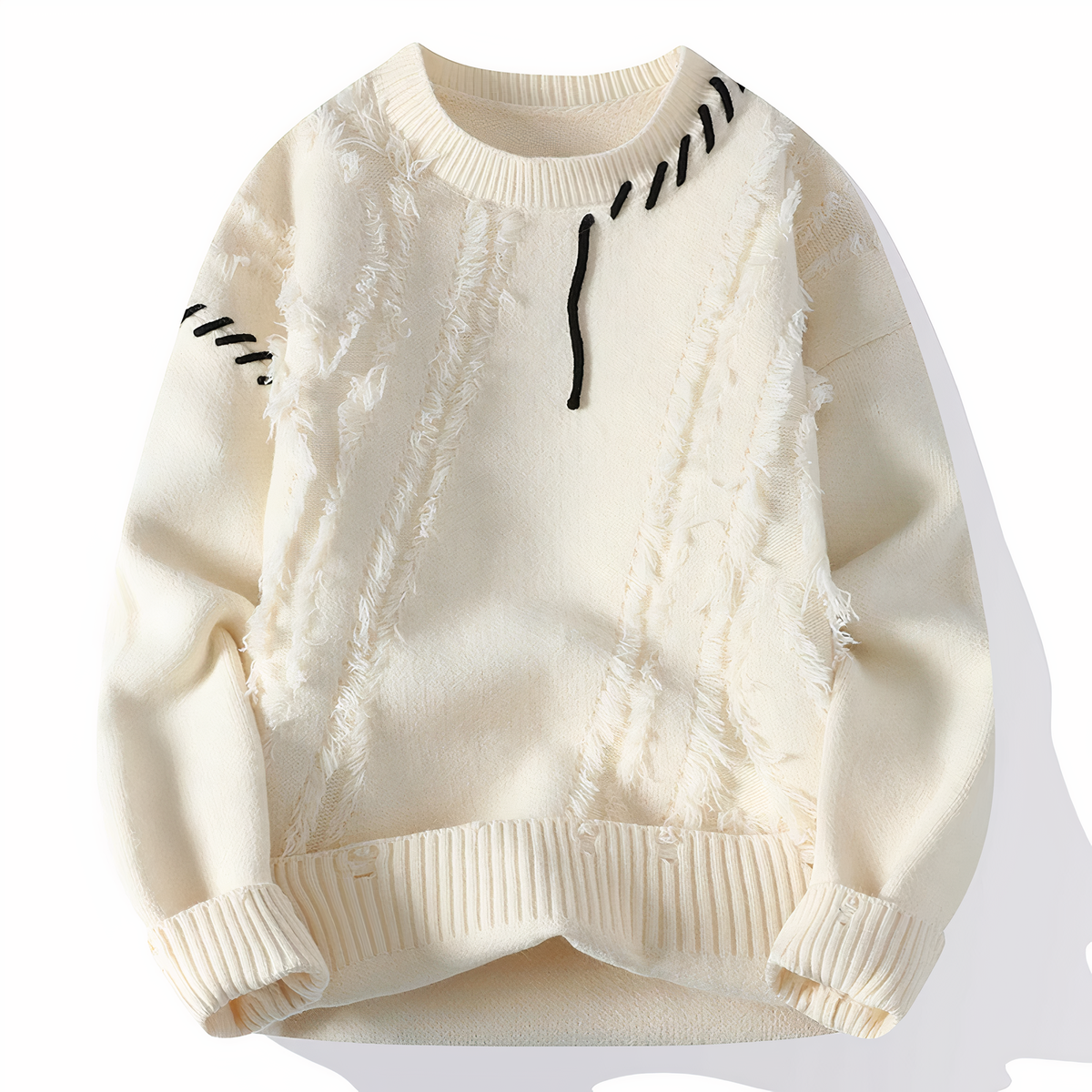 Pull Homme Patchwork Automnal 9