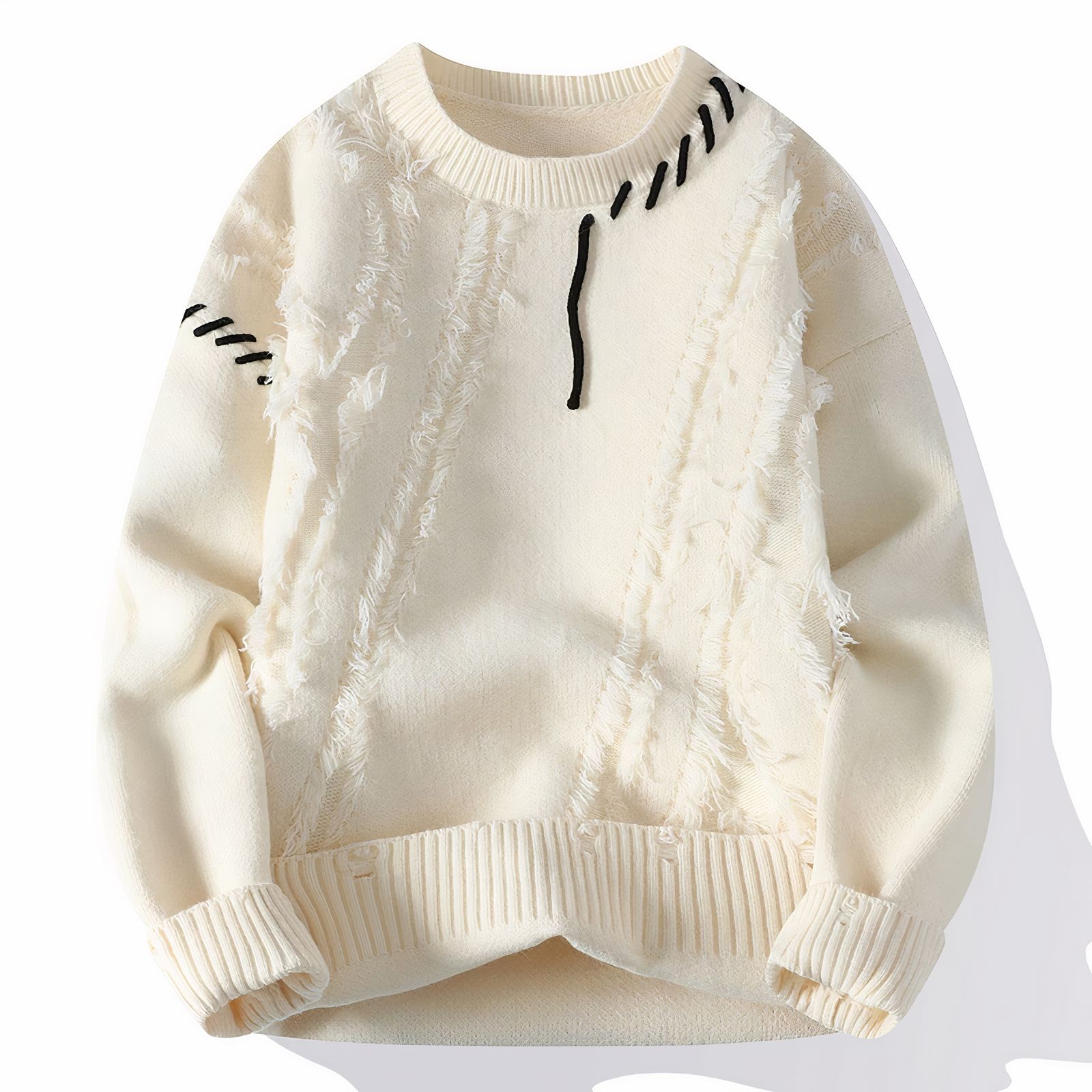 Pull Homme Patchwork Automnal 9