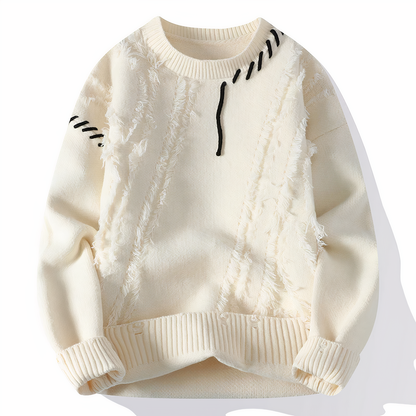 Pull Homme Patchwork Automnal 9