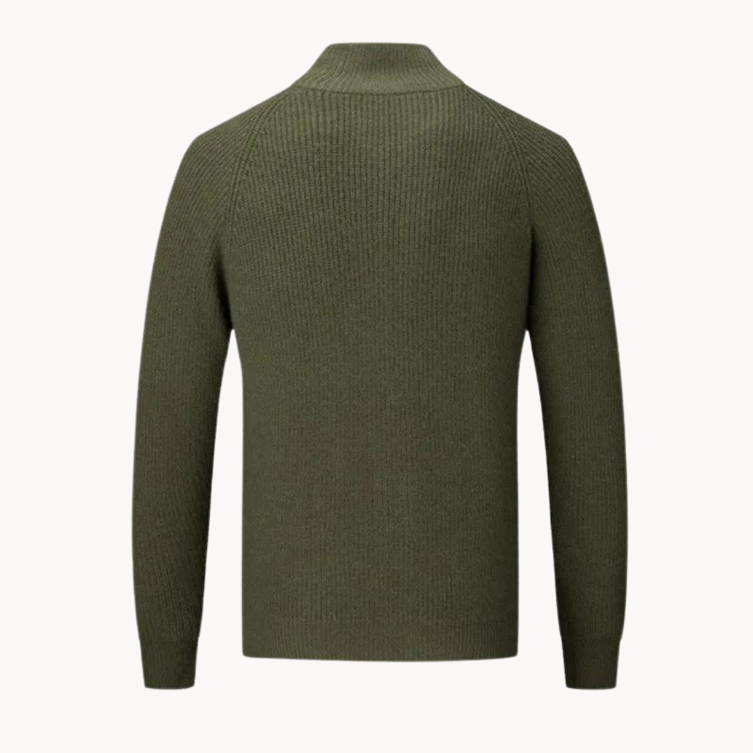 Pull Zippé pour Hommes au Style Classique 4