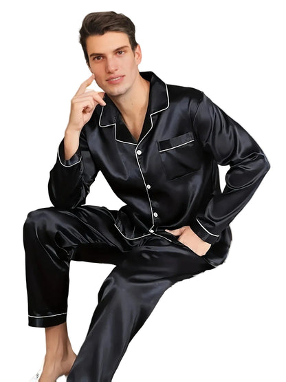 Pyjama Homme Coton Confortable Coupe Classique - Foivo