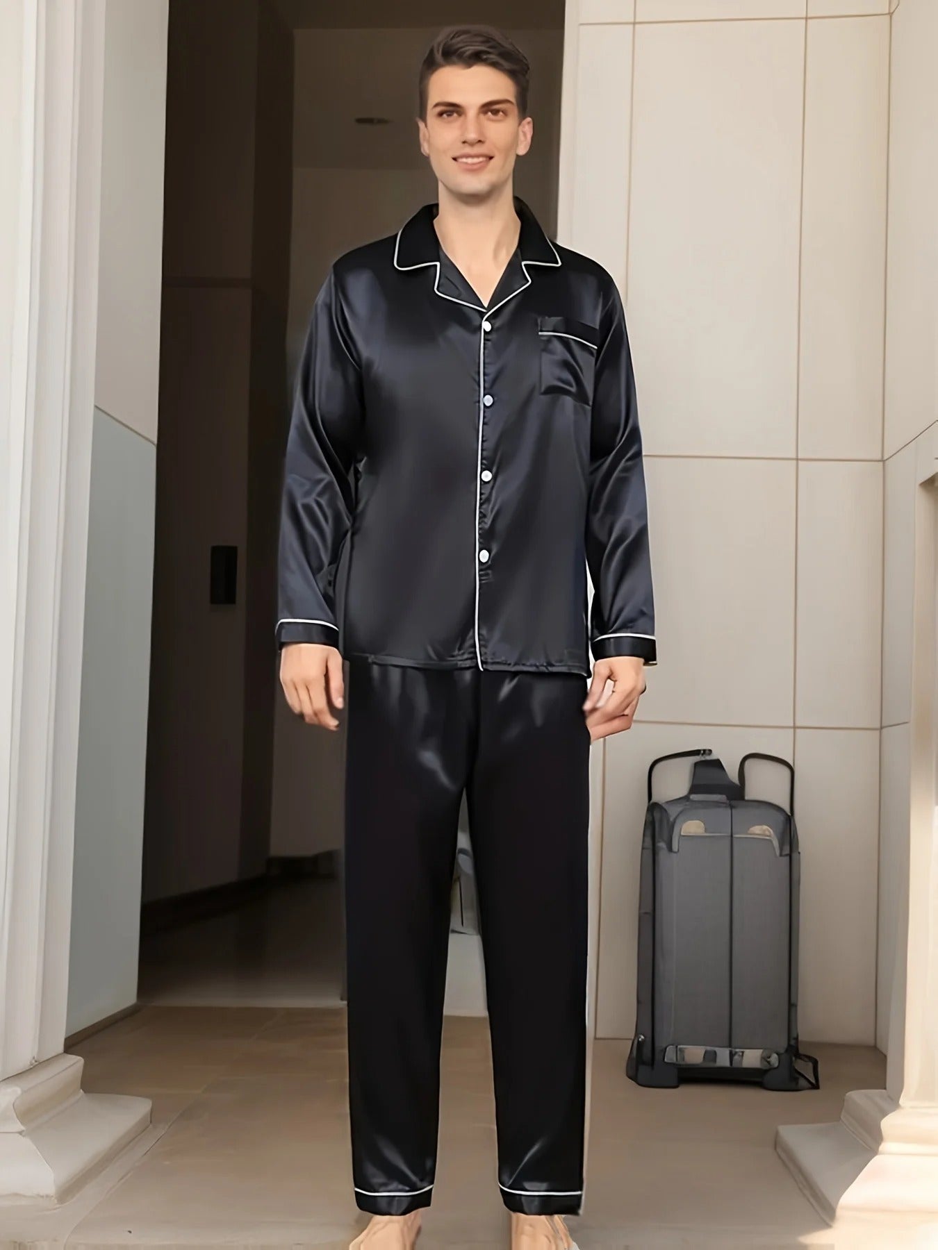 Pyjama Homme Chic Hiver Confortable 3