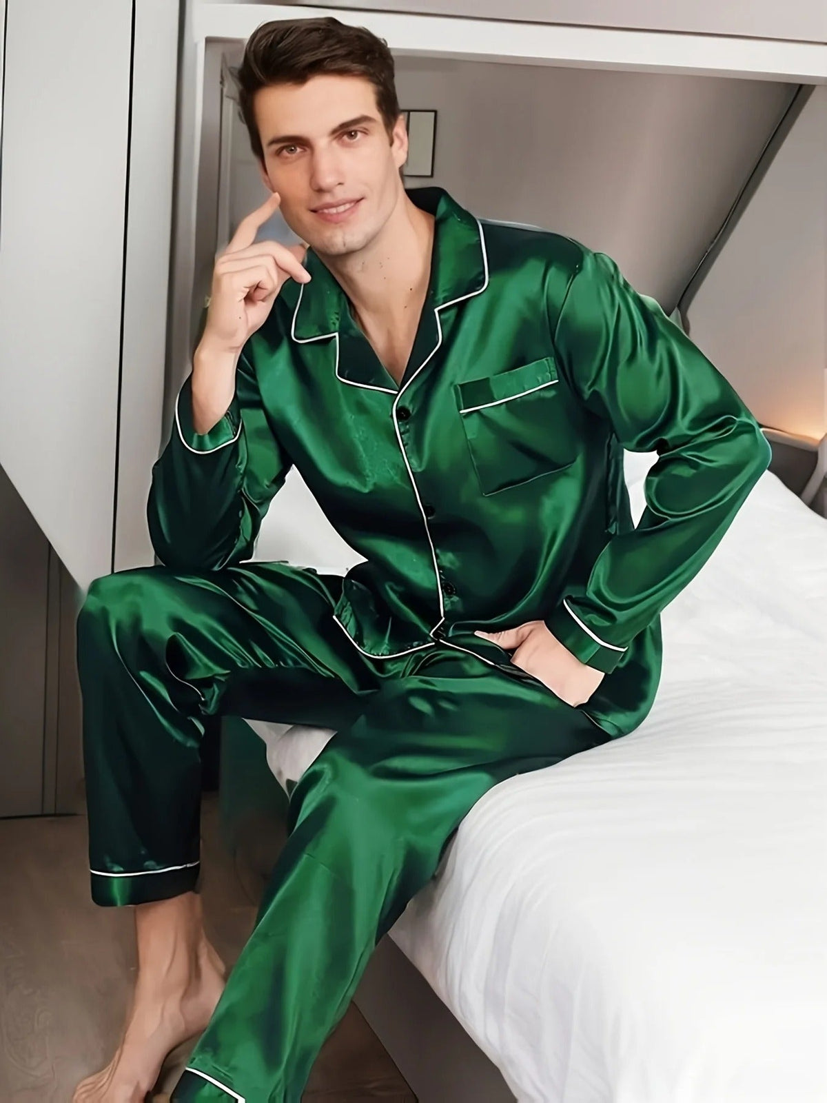 Pyjama Homme Chic Hiver Confortable 4